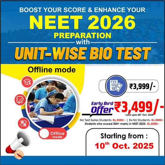 ALL INDIA UNIT WISE TEST SERIES OFFLINE MODE 2025-2026
