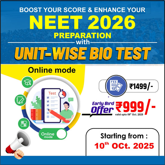 ALL INDIA UNIT WISE TEST SERIES ONLINE MODE 2025-26