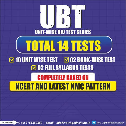 ONLINE - UNIT-WISE BIO TEST SERIES